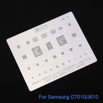 BGA Reballing Vzorkovníka Prepracovať Stanica Pre Samsung S6 S6+ Note5 S8 S8+ Note8 S9 S9+ S7 Série NAND PCB CPU Spájky Vložiť Šablónu