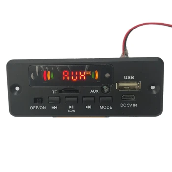 MP3 Dekodér Board Bezdrôtové Bluetooth Modul Auto o Hudobný Prehrávač MP3 USB TF FM Dekodér Doska s ovládaním