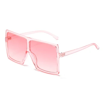 Nadrozmerná slnečné Okuliare Ženy Fashion Square Veľké Okuliare, Rám Vintage Retro Okuliare Unisex Oculos Feminino gafas de sol E001