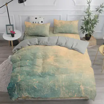 Nordic Prípade Gradient Farba, Šitie posteľnej bielizne a Nastaviť 2sp Dvojité Queen Size Bedlines 150x200 Polyester 2/3ks Perinu obliečka na Vankúš