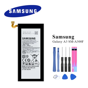 Originál Batéria EB-BA300ABE Pre Samsung Galaxy A3 A300 SM-A300F SM-A300FU A3000 A3009 A300X Najvyššej Kvality kontakty batérie + Nástroje