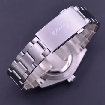 Parnis 40 mm hodinky pánske Zafírové sklo japonsko Miyota mechanické Automatické pánske hodinky z Nerezovej ocele, remienok Svetelný