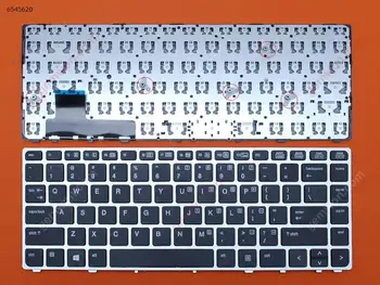 Prenosný Počítač klávesnica pre HP EliteBook Folio 9470m STRIEBORNÝ RÁM ČIERNY WIN8（Bez Bodu stick,OEM）