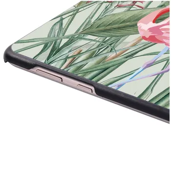 Prípad tabletu pre Huawei MediaPad T3 8.0 8 Palcový/T3 10 9.6 Palec/T5 10 10.1 Palcový s Rôznymi Flamingo Vzor + Zadarmo dotykové Pero
