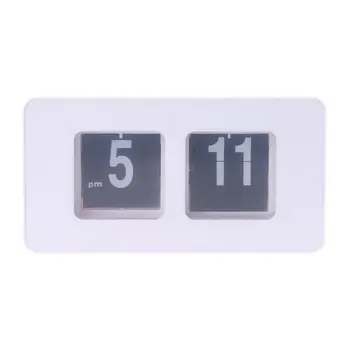 Retro Auto Flip Clock Číslo Klasický Štýlový Moderný Písací Stôl Nástenné Hodiny