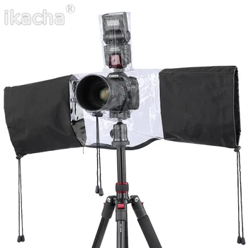 Vodotesný Fotoaparát, Kryt Proti Prachu a Chránič Dažďovej Vody Prípade Fotoaparátu Kryt Dážď Pršiplášť Black pre Canon 5D3 70 D 6D pre Nikon