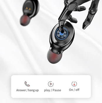 XG-8 TWS Bluetooth Slúchadlá Stereo Slúchadlá Bluetooth Headset s nabíjaním Pod Bezdrôtové Slúchadlá pre Všetky Inteligentné telefóny In-ear headp