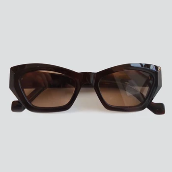 Obdĺžnik slnečné Okuliare Žien/Mužov Značky Dizajnér Acetát Rám Luxusné Retro Slnečné Okuliare UV400