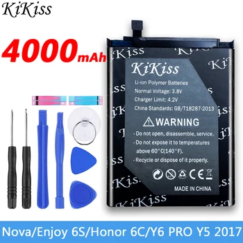Pôvodné KiKiss HB405979ECW Batériu Pre Huawei Nova / Česť 6A / Česť 8A / Vychutnať 6S / Česť 6C / Y5 2017/ P9 Lite Mini Batéria