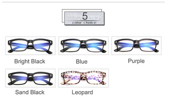 Retro Obdĺžnik Optické Okuliare Rámy Jasný Objektív Čierne Okuliare Leopard Námestie Okuliarov, Rámy Na Okuliare Pre Ženy Muži