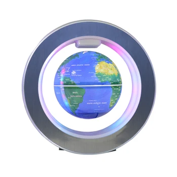 LED Mapa Sveta Novinka Magnetická Levitácia Plávajúce Sveta Geografia Tellurion Vtip Anti-Gravitačné Creative