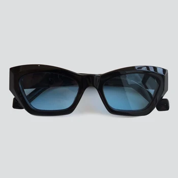 Obdĺžnik slnečné Okuliare Žien/Mužov Značky Dizajnér Acetát Rám Luxusné Retro Slnečné Okuliare UV400