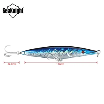 SeaKnight Značky SK054 Série Plávajúce Ceruzka Rybárske Lure 1PCS/Veľa 16 g 110 mm Pevný Návnadu Oceľové Guľôčky vo vnútri Rybárske Návnady