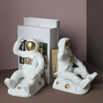 1 Pár Astronaut Bookend Knihy Stáť Štúdia Izba Dekorácie, Ozdoby Office Zobrazenie Tvorivej Zariadenia Domáce Dekorácie