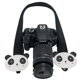 Krásne Panda Rainbow MikeyCamera Krk Fotoaparát Pás Ochranný Popruh Pre Canon Nikon Pentax Sony 550d 70 d 60d 60d d7000