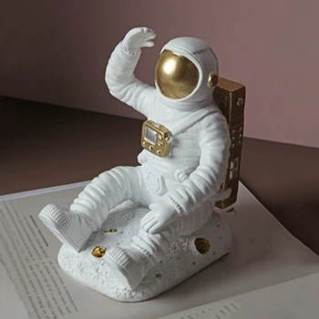 1 Pár Astronaut Bookend Knihy Stáť Štúdia Izba Dekorácie, Ozdoby Office Zobrazenie Tvorivej Zariadenia Domáce Dekorácie