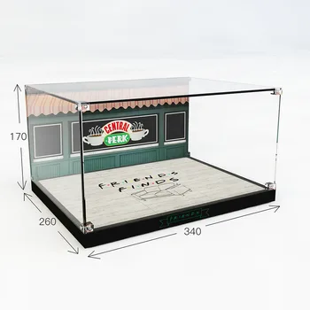 36 X 28 X 19 cm stavebným Akryl Display Box Pre 21319 - Crystal Pracky Vzor Verzia / Priehľadná Verzia