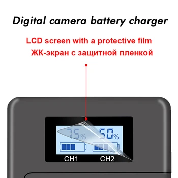LP-E8 LP E8 LPE8 Fotoaparát Batéria pre Canon EOS 550D 600D 650D+LCD Nabíjačka pre 700D Kiss X4, X5 X6i X7i Rebel T2i T3i T4i T5i Batte