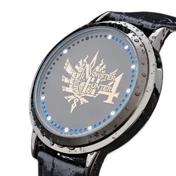 Monster Hunter MHX Sledovať Rathalos Ikonu Stygian Zinogre Collector ' s Edition LED Dotykový Displej Vodotesné Hodinky Náramkové hodinky