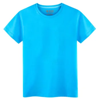 2019 jar a v lete nové príležitostné kolo krku tričko wild bavlna farba-krátke rukávy T-shirt muž