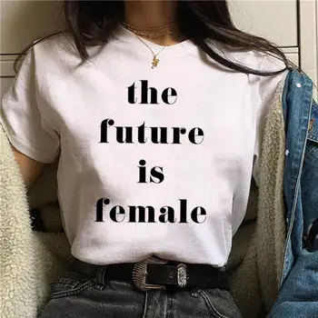 2020 Feministky T Shirt Ženy Feminism GRL PWR Ullzang Harajuku T-shirt Dievča Moc 90. rokov Grafické Tričko Grunge Estetické Topy Tees