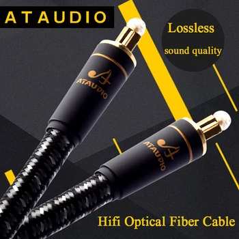 ATAUDIO Hifi Audio Video Káble, Optické Vlákna Kábel Hi-end digitálny HIFI DTS Dolby 5.1 7.1
