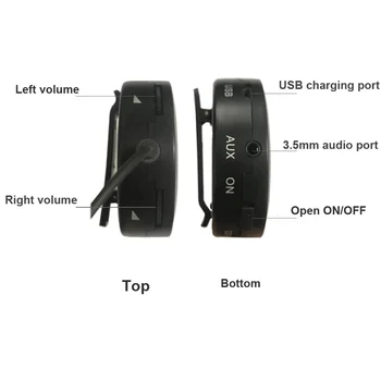 BN802 Kostné Vedenie slúchadlá sluchadla slúchadlá pre starého človeka vstavanej batérie zvukový zosilňovač headset sport TV slúchadlá