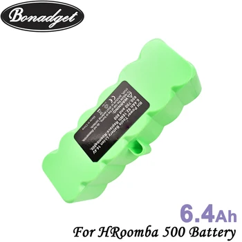 Bonadget Nahradenie 6.4 Ah 14,4 V Li-ion Batéria Roomba 500 Batéria Pre iRobot Roomba 500 600 700 800 620 650 770 Vysávač