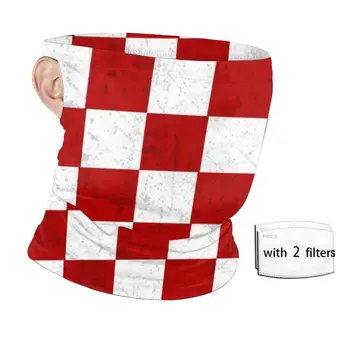 Chorvátsko Red & White Tvári Šatku Maska Ucho Slučky Chorvátsky Chorvátsko Cr Hr Hrvatska Európe Deti Pride Futbal Rakitic Perisic