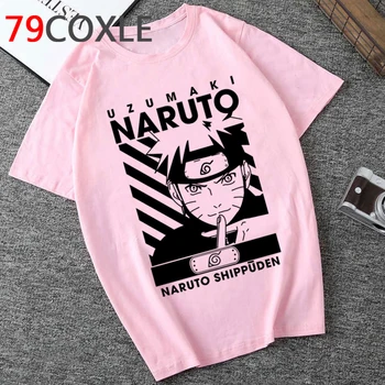 Cool Naruto Legrační Karikatúra T-shirt Mužov Sasuke Grafické Letné Tričko Japonské Anime Hip Hop T Shirt Streetwear Unisex Top Tee Muž