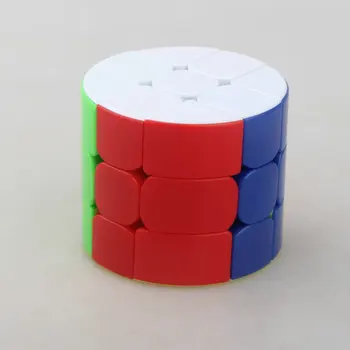 CubeTwist 3x3x3 Valcové Magic Cube Rýchlosť Kocka Twist Mozgu Teaser Puzzle Hračka pre Deti, Deti Inteligencie Hračka Darček k Narodeninám