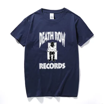 DEATH ROW T-SHIRT Rap Tee Hip Hop Grafické 90 Dr. Dre Snoop Dogg Západnom Pobreží Lete Bežné Krátky Rukáv T shirt Camisetas Hombre