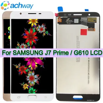 G610 LCD SAMSUNG J7 Prime LCD G610 G610F G610M Displej Dotykový Displej Digitalizátorom. Náhrada Za 5.5