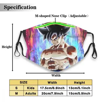 Goku Zber Ultra Inštinkt Umývateľný Priedušná Multi Použitie Masky Opakovane Prachotesný Úst Kryt