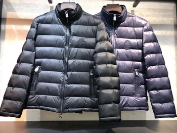 Miliardár Parkas bunda Hollofayber mužov 2021 zimné nové Hrubé módne teplé zips Bežné výšivky veľké Pohodlné veľkosť