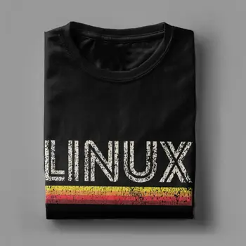 Muži Linux Ubuntu Unix Linus Počítač, T Košele Bavlna Topy Ročníka, Krátky Rukáv, Okrúhly Golier Tees 3D Vytlačené T-Shirts