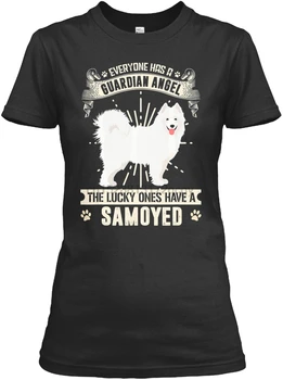 Muži Tričko Moje Samoyed Je Anjel Strážny T-Shirt G(1) Ženy, T-Shirt