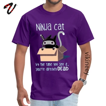Ninja mačka Najnovšie Mens T Košele Posádky Krku Bojovníkov Rukáv Čistý Mexiko T Shirt Bežné Mikiny Veľkoobchod Vlastné