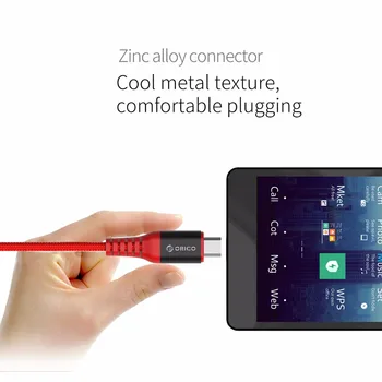 ORICO Mikro USB Kábla 2.4 Rýchle Nabíjanie Adaptér USB Dátový Kábel Poplatok za Samsung Huawei Xiao Tablet