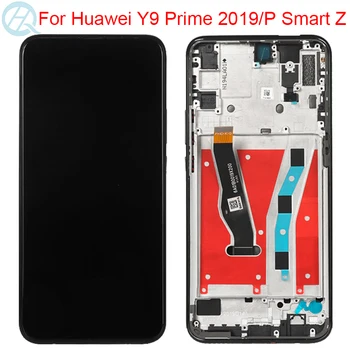 Originálny P Smart Z LCD Pre Huawei Y9 Prime 2019 Displej S Rámom 6.59