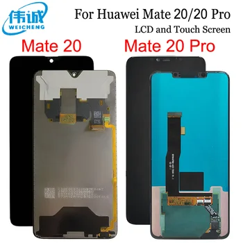 Pre Huawei Mate 20 Pro LCD Displej Dotykový Displej Digitalizátorom. Montáž S Odtlačkov prstov Pre Mate 20Pro Mate20 Mate 10 Mate10 Pro lcd