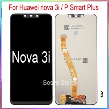 Pre Huawei P Smart Plus LCD Displej S dotykovým digitalizátorom. montáž Nova 3i