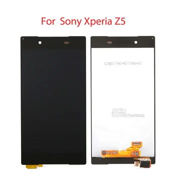Pre Sony Xperia Z5 LCD displej E6603 E6633 E6653 E6683 a Dotykový displej Digitalizátorom. lcd Displej Montáž 5.2 palcový lcd z5