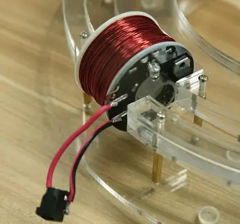 Prstencové urýchľovač Krúžok urýchľovač cyclotron hi-tech hračka fyziky model diy kit dieťa darček hračka Cyclotron