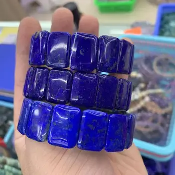 Prírodný kameň Lapis lazuli korálky náramok prírodný drahokam šperky náramok pre ženu, pre muža, darček veľkoobchod !
