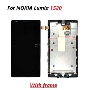 Pôvodný Pre Nokia Lumia 1520LCD Displej Pre Nokia 1520 RM-937 RM-940 LCD DisplayTouch Obrazovke Digitalizátorom. S montážou Rámu