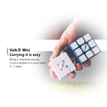 Qiyi Valk 3 Mini 3x3x3 Rýchlosť Kocka Na valk3 4.74 s 3x3 Magic cube valk3Mini 3x3 Puzzle Magic cubo Qiyi 3x3 cube Puzzle Hračka Valk3
