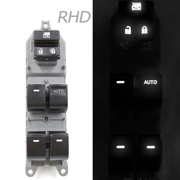 RHD Osvetlené LED v Jednom Okne Prepnutie Podsvietenia Pravej Strane Jednotky Pre Toyota RAV4 RAV 4 Camry Corolla Yaris Cruiser Vios