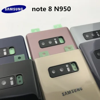 Samsung Galaxy NOTE 8 N950 SM-N950F Batérie Zadný Kryt Dvere Bývanie+Ucho Fotoaparát Sklo Objektívu Rám Nahradenie Opravy Dielov