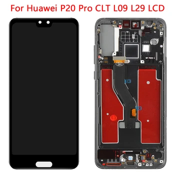 TFT LCD Pre Huawei P20 Pro LCD Displej Dotykový Displej Digitalizátorom. Montáž P20 Pro Displej S Rámom 5.9